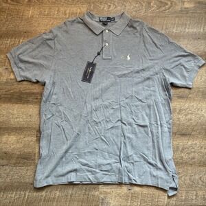 Polo Ralph Lauren Shirt Mens XL Blue Flesh Pony Preppy Classic Fit New Preppy